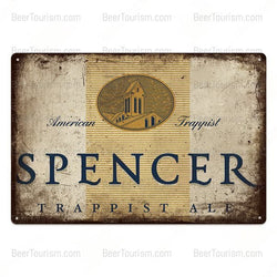 Spencer Trappist Ale Vintage Look Metal Beer Sign