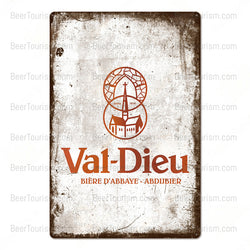 Val Dieu Vintage Look Metal Beer Sign