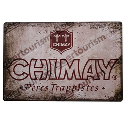 Chimay Trappist Vintage Look Metal Beer Sign