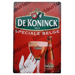 De Koninck Vintage Look Metal Beer Sign